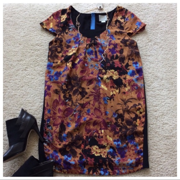 Anthropologie Maeve Pintura Silk Shift - Picture 2 of 4